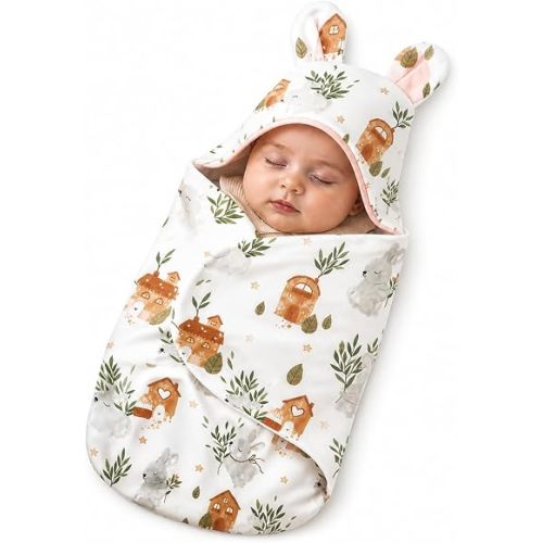 Joy-Crafted FBL 3-Way Adjustable Swaddles for Newborns | 0-3 & 3-6 Month Baby Sleep Sack with Convertible Swaddle Blanket | 100% Cotton Lining with Polyester Fabric, Cozy & Versatile Baby Essentials