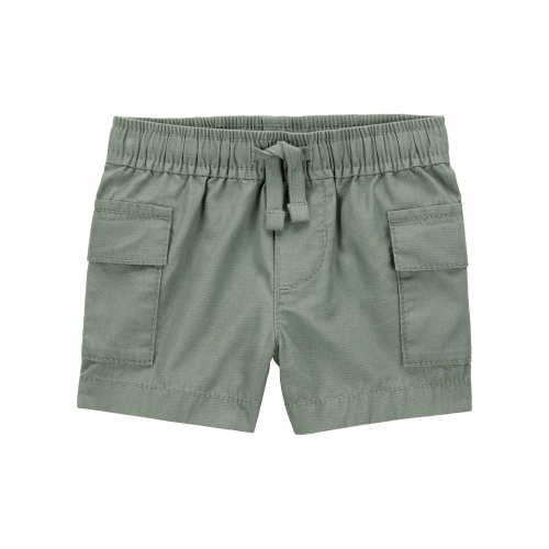 Baby Cargo Drawstring Shorts - Green - OshKosh | Carter's