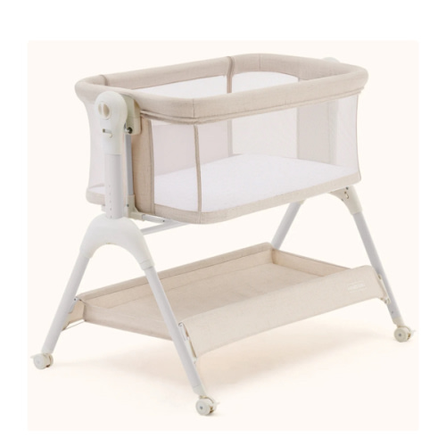 HARPPA Cuddly Sway | 3-in-1 Rocking Baby Bassinet & Bedside Sleeper with Anti-Reflux Mattress for Newborns | Attaches to Bed, Adjustable Height, Tool-Free Setup, Portable Wheels, CPSC Certified, Gentle Rocking Motion | Ideal for Infants, Safe Co-Sleeping