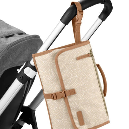 Skip Hop Pronto Baby Travel Changing Station & Diaper Clutch (Beige)