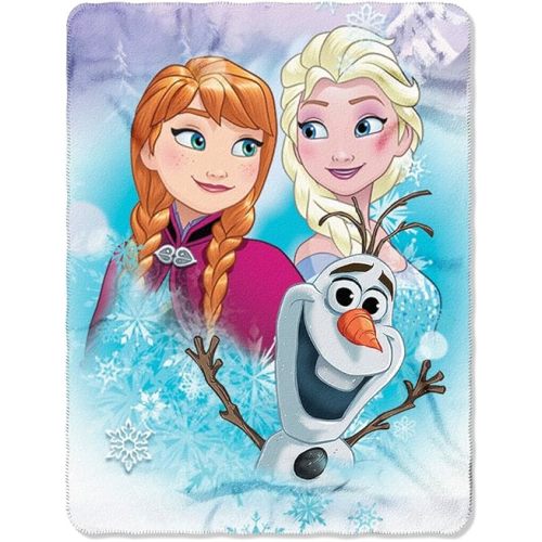 Northwest Disney Frozen, 'Snow Journey' Fleece Throw Blanket, 45' x 60', Multi Color, 1 Count