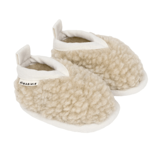 BINIBAMBA Peanut Booties: Small 3-6M