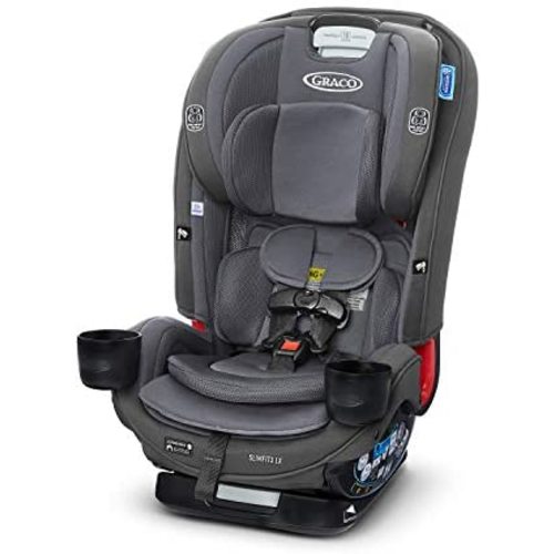 Graco SlimFit3 LX 3 in 1 Car Seat | Space Saving Car Seat Fits 3 Across in Your Back Seat, Kunningham