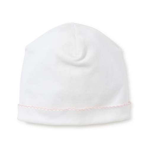 White/Pink Kissy Basics Hat | Preemie