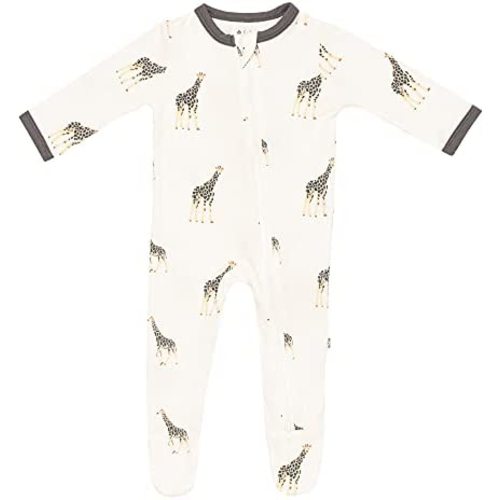 KYTE BABY Unisex Zipper Closure Footies, Rayon Made From Bamboo, 0-24 Months