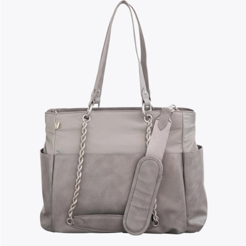 BÉIS 'The Diaper Bag' in Grey