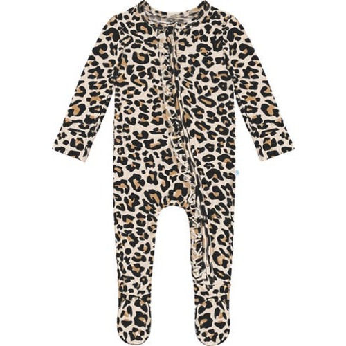 Lana Leopard Ruffle Footie