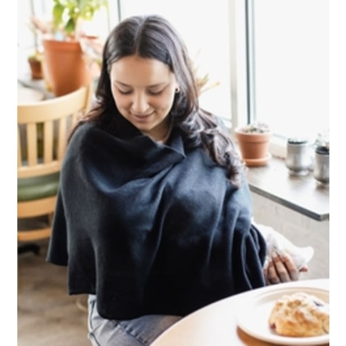 Cozy Canopy™ Black Nursing Cover for Baby | Burt's Bees Baby®