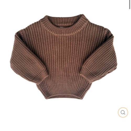 Chunky Knit Jumper | Chocolate