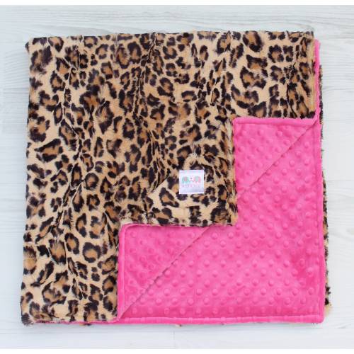 Personalized Baby Blanket Leopard, Minky Leopard Baby Blanket, Baby Gift Shower Gift, Toddler Bedding, Monogrammed Baby Blanket