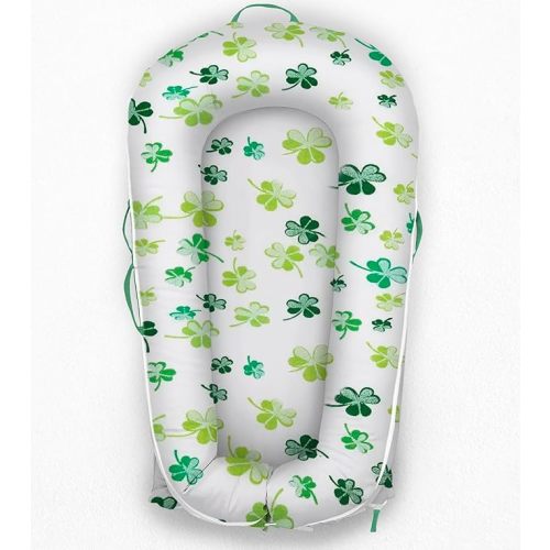 Newborn Lounger Cover for DockATot Deluxe | 100% Cotton Baby Lounger Extra Cover Hypoallergenic Infant Baby Nest Replacement Cover for DockATot Deluxe+ (Cover Only) Clever (Deluxe+)