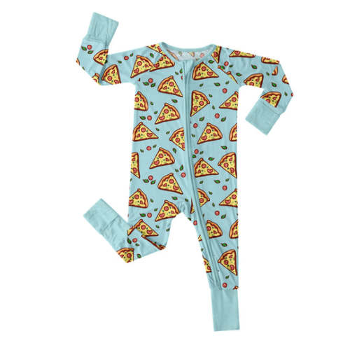 Pizza Doodle Convertible Zippered Romper – Zumbamboo