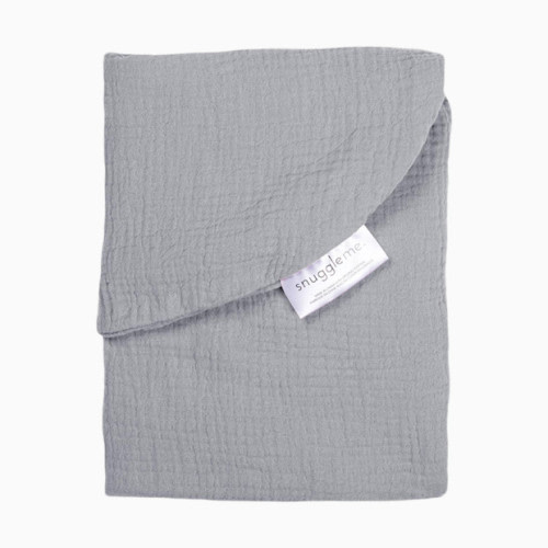 Infant Lounger Curve Muslin Cover - Stone