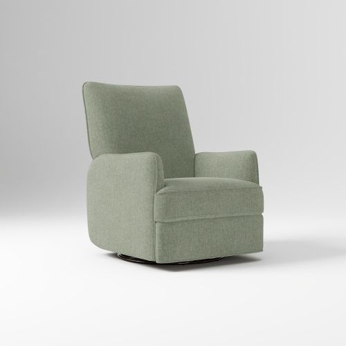 Levi Power Recliner, Performance Coastal Linen Dark Olive