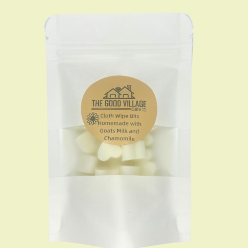 Homemade Cloth Wipe Bits | Goats Milk and Chamomile