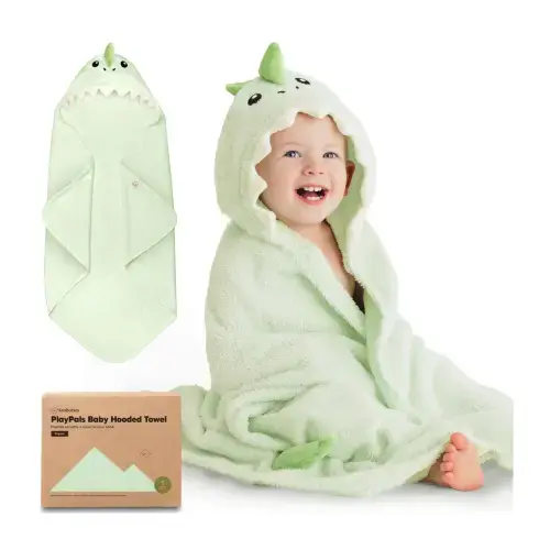 GOTS Certified, 100% Organic Cotton Hooded Towel - Draco