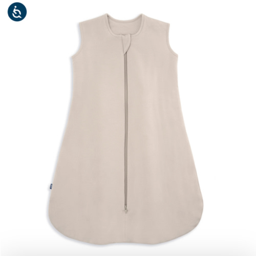 HALO - 1.5 TOG supersoft bamboo wearable blanket, double zipper sleeping bag with weighted feel - oat