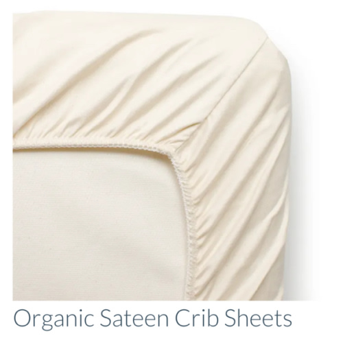 Organic Sateen Crib Sheets