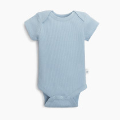 Tiny Kind Waffle Bodysuit - Lt. Blue, Newborn