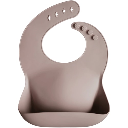 Mushie Silicone Baby Bib – The Natural Baby Company