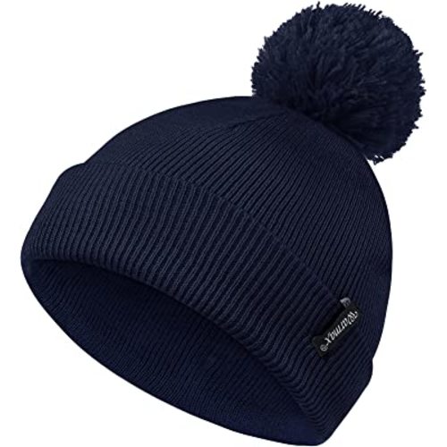 Zando Baby Beanie Baby Winter Hat Toddler Hat Double Layer Kids Knit Cap for Boys Girls Baby Pom Pom Infant Beanie Babies
