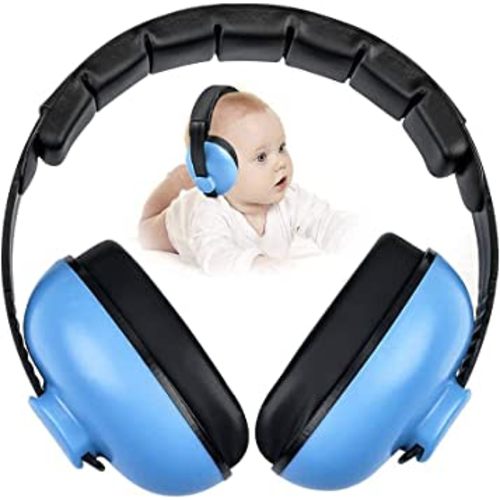 Noise Cancelling Headphones for Kids, Babies Ear Protection Earmuffs Noise Reduction for 0-3 Years Babies, Toddlers, Infant (Blue)