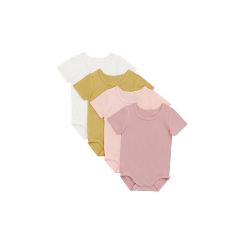 Bonds Everyday Short Sleeve Bodysuit 4 Pack | Baby Baby Bodysuit | BWCLA