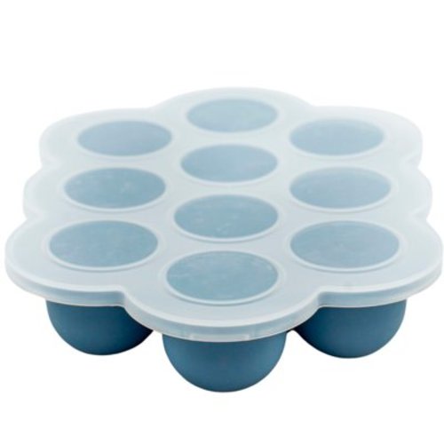 WeeSprout Silicone Baby Food Freezer Tray with Clip-on Lid (Ten 1.5 Ounce Sections)