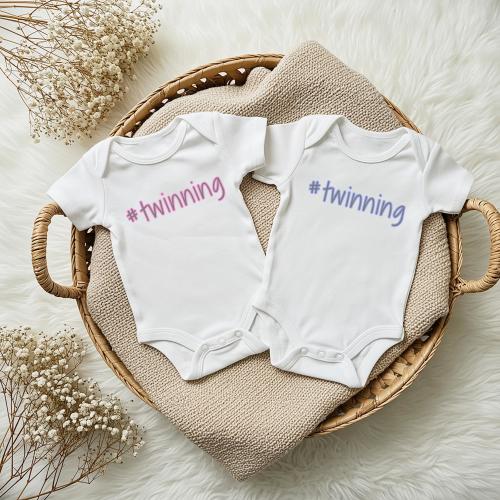 Onesies for Twins, Twins onesies, twin onesies, twin announcement, twins baby shower, baby shower gift, twin onesie, twin baby gift