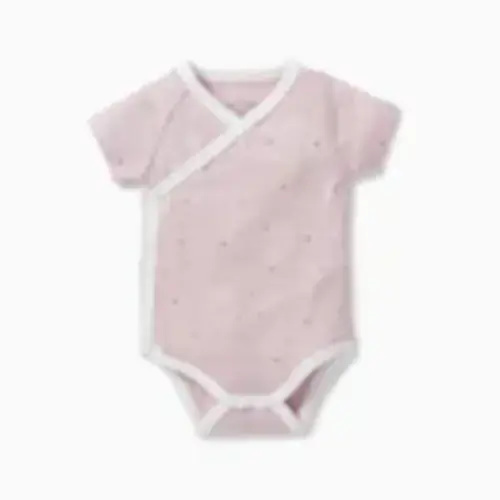 Short Sleeve Kimono Bodysuit Stardust / Newborn