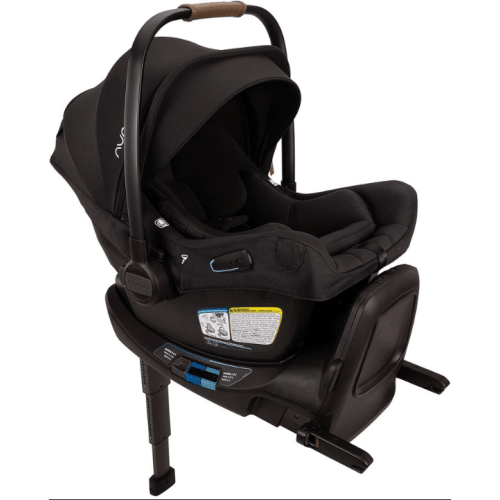 Nuna PIPA aire RX Infant Car Seat and RELX Base - Caviar | Traveling Tikes