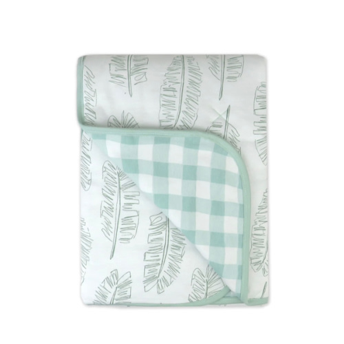 Organic Cotton Hand-Quilted Reversible Baby Blanket | Honest Baby Clothing
