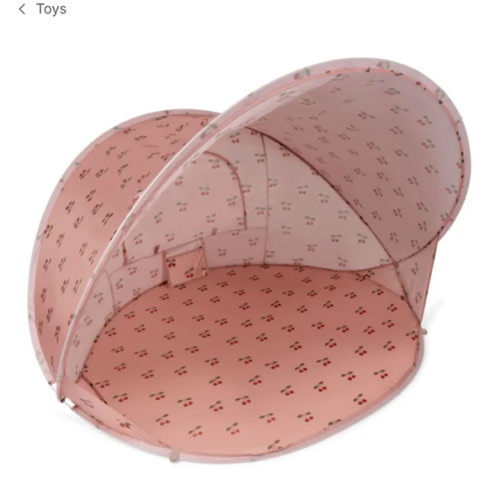 Cherry pop-up beach tent | Blush