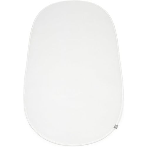 Stokke Sleepi Protection Sheet, White - Protects Mattress Against Accidents & Spills - Compatible with The Oval Sleepi Mattress - Exterior Made of Breathable 3D Mesh - Machine Washable