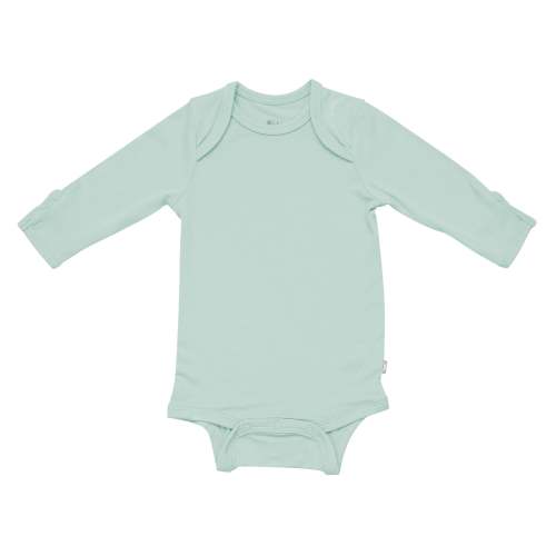 Long Sleeve Bodysuit in Sage 3-6