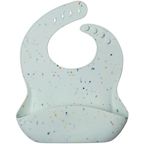 Loulou Lollipop Soft, Waterproof Silicone Feeding Bib for Babies and Toddlers