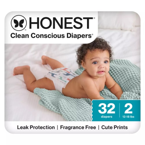 The Honest Company Diapers Newborn- Rose Blossom + Tutu Cute