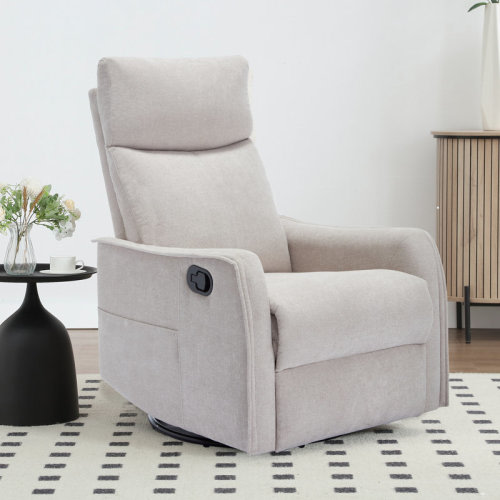 Ebern Designs Lila 27'' W Manual Recliner Swivel Rocker Recliner With Massage And Heat & Reviews | Wayfair