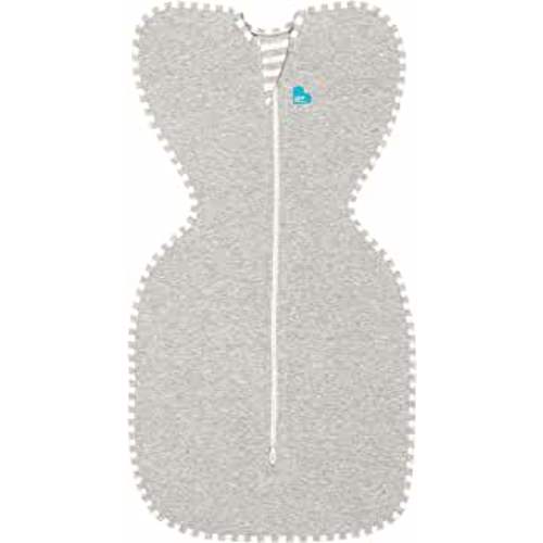 Love to Dream Swaddle UP Self-Soothing Sleep Sack 5-8.5 lbs., Dramatically Better Sleep, Snug Fit Calms Startle Reflex, 1.0 TOG, Gray, Newborn