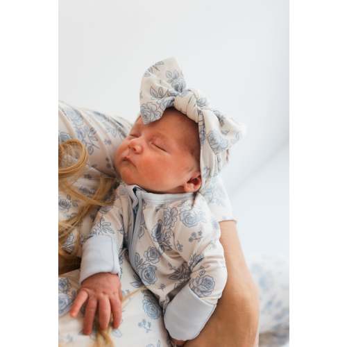 Blue Rose Garden Headband