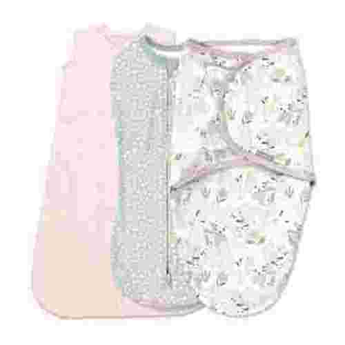 SwaddleMe by Ingenuity Comfort Pack Baby Swaddle Set, Size 0-3 Months, Pod, Original Swaddle, Night Sack, 3pk - Peekaboo Panda