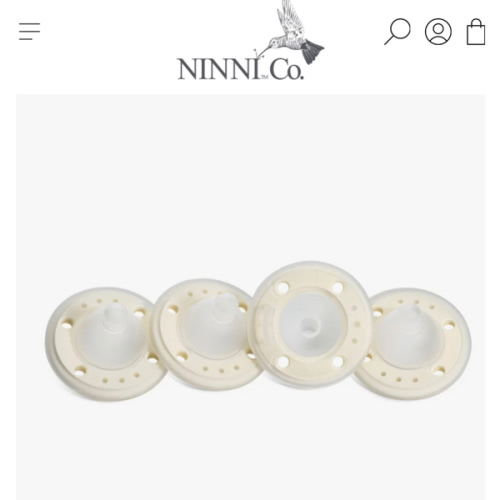 Ninni Pacifier Creme 4 Pack