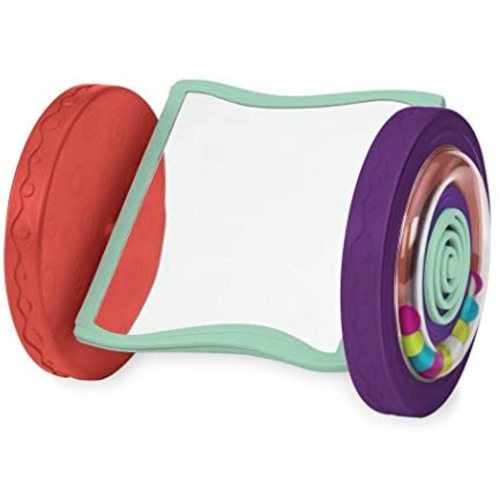 B. toys by Battat Looky-Looky Crawl Along Mirror – Sensory Crawling Toy for Babies