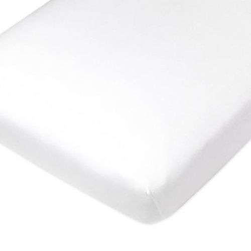 Honest Baby Organic Cotton Fitted Crib Sheet - Bright White