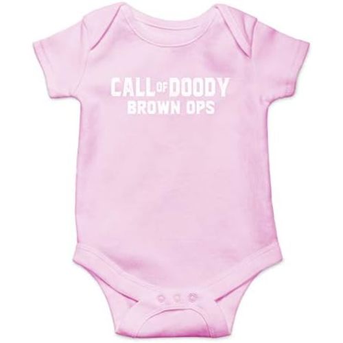 Call Of Doody Brown Ops - Funny Baby Essentials Bodysuit - Baby Outfit Funny Newborn Clothes
