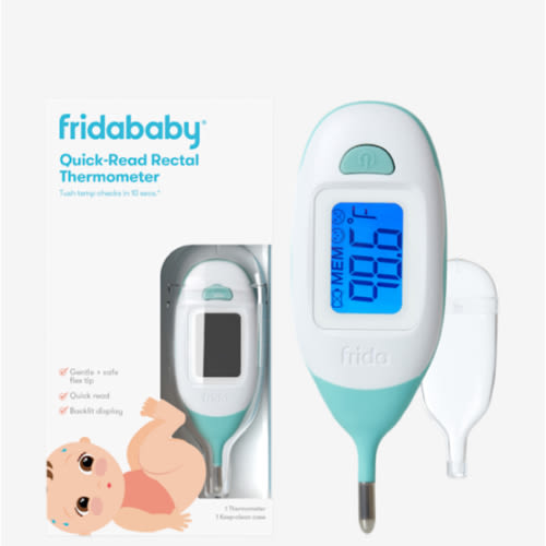 Frida Baby Rectal Thermometer for Baby Digital Fever Thermometer for Babies, Newborns & Infants, FSA/ HSA Eligible