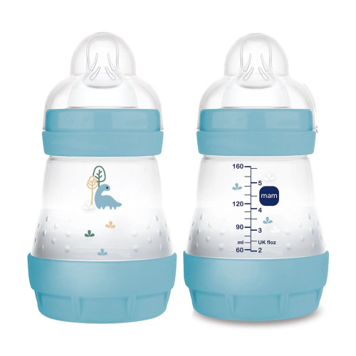 MAM Easy Start Anti-Colic Matte Bottle 5 oz, 2 pack - Blue