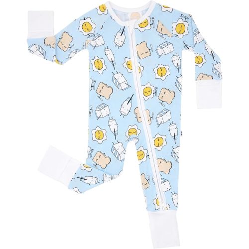 Little Sleepies Pajamas for Baby Boys & Girls, Viscose from Bamboo Baby Pajamas, Snug Baby Sleeper, Toddler PJs, 2-Way Zipper