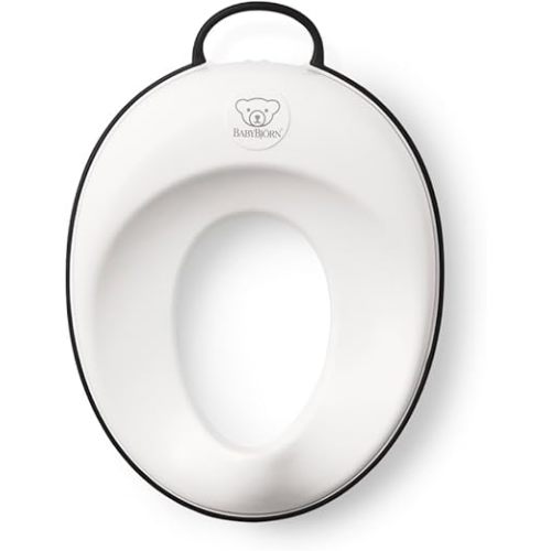 BabyBjörn Toilet Trainer - White/Black, 11.5x14x3.5 Inch (Pack of 1)