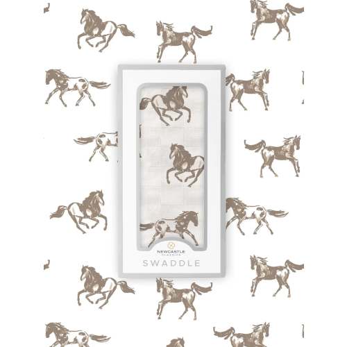 galloping horses swaddle